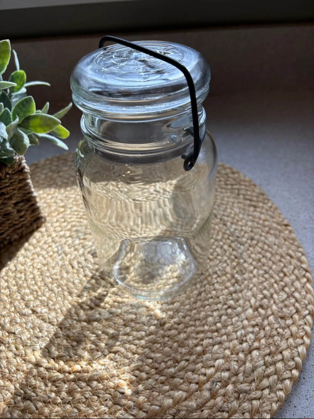 Vintage Hazel Atlas Atlas E-Z Seal Glass Mason Jar